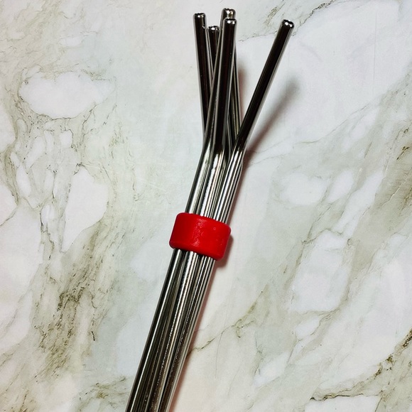 Joie Stainless Steel Straw Set (7pc) - Picture 2 of 4